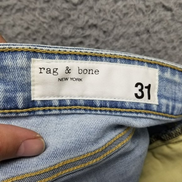 Rag & Bone Jeans Womens 31 Cate Stretch Mid Rise Ankle Skinny Distressed NWT - Picture 15 of 16